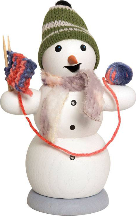 Fröhliche Winterfreunde: Die Räuchermännchen-Schneemänner von Kuhnert