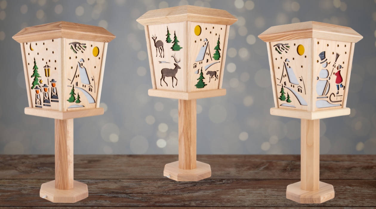 Leuchtende Geschichten aus Holz – Die Standlaternen von Sven Harzer